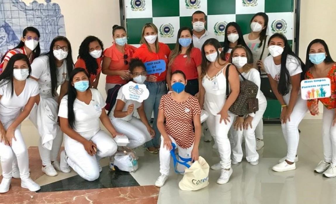 Alunos de Enfermagem realizam Semana de Segurança do Paciente no Hospital Beneficiente Portuguesa