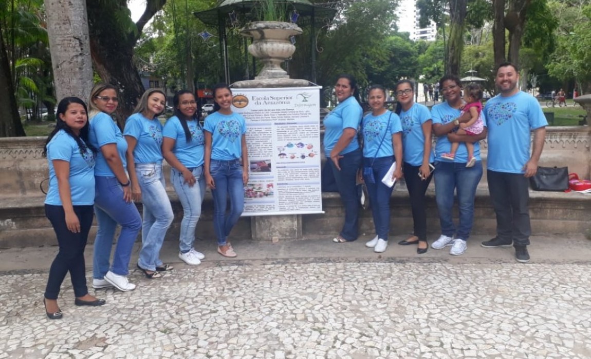 Alunos de Enfermagem realizam ação preventiva na Praça Batista Campos, em Belém