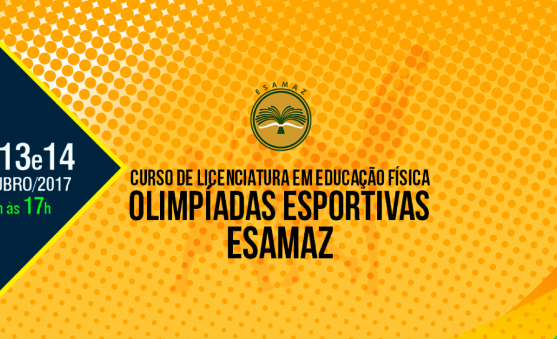Confira a Tabela Oficial das Olimpíadas Esportivas da Esamaz