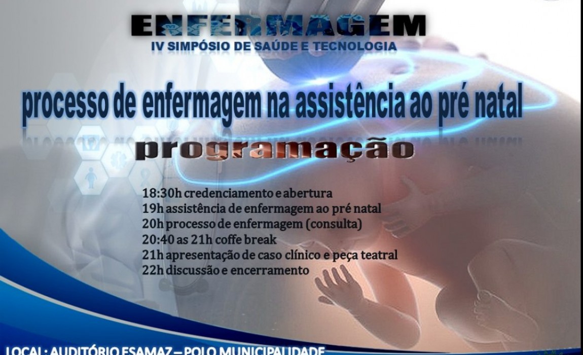 Curso de Enfermagem vai promover Simpósio sobre Processo de Assistência ao  Pré-Natal | UNIESAMAZ - Centro Universitário da Amazônia