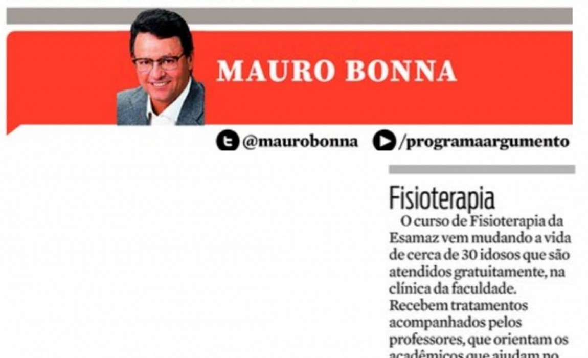 Esamaz é destaque na coluna de Mauro Bonna- Diário do Pará