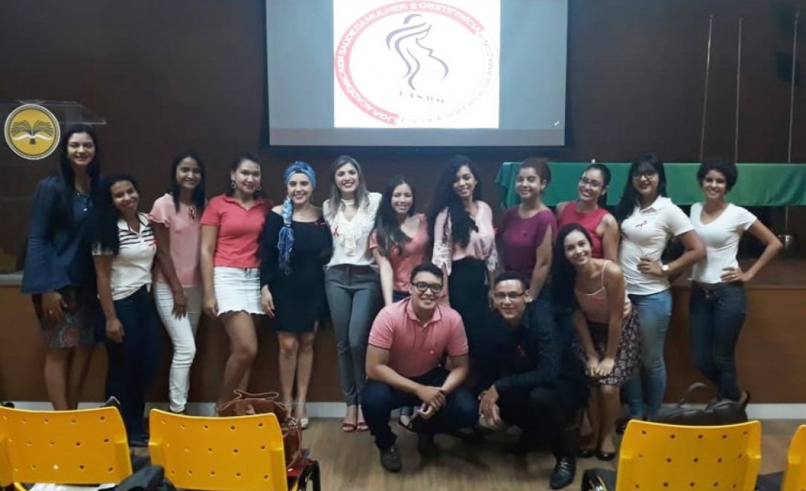 Outubro Rosa é tema de evento realizado pela Liga Acadêmica em Saúde da Mulher e Obstetrícia da Esamaz