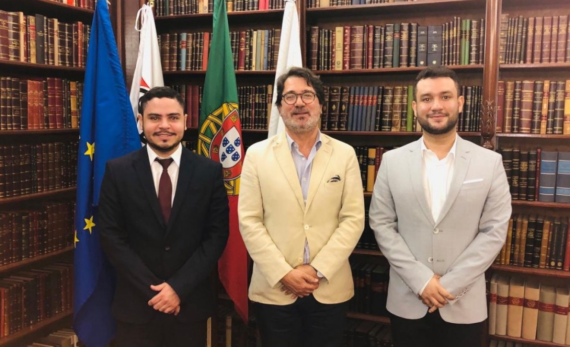 Representantes do Curso de Direito da Esamaz são recebidos pelo presidente da Ordem dos Advogados de Portugal
