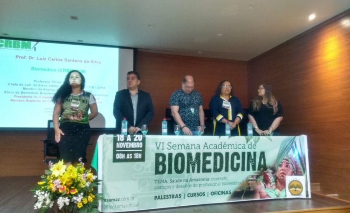 VI Semana Acadêmica de Biomedicina começou nesta segunda-feira, dia 18, na Esamaz